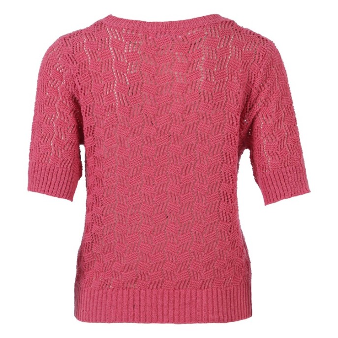 Z Enjoy Pullover KM structuur - Pink